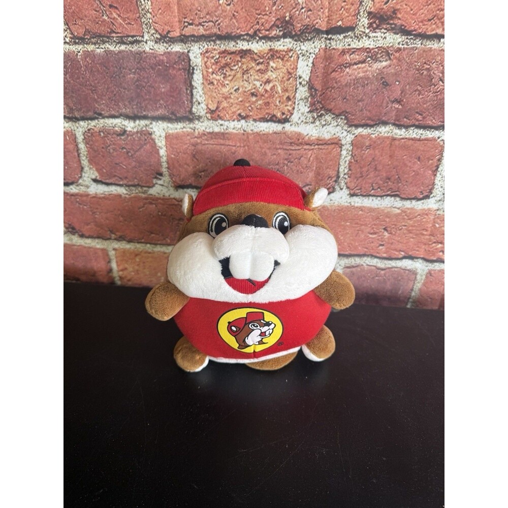 Buc-ees 7" Bucee The Beaver Ball Round Plush Stuffed Animal Character Toy BIN 53